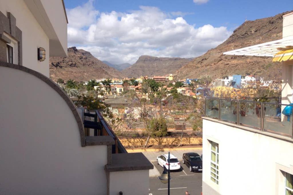 Schoene Wohnung Direkt Am Meer Mit Meerblick, Wlan Puerto De Mogan Eksteriør billede